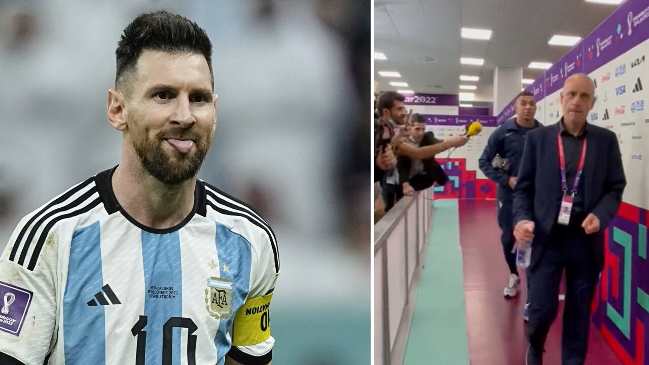 Mbappé no habló con la prensa, pero dejó claro que se les viene un partido difícil