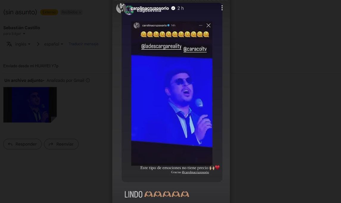 Carolina Cruz historias