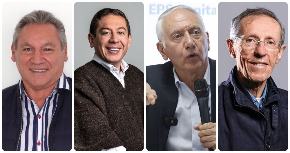 Rodrigo Romero, Carlos Amaya, Guillermo Alfonso Jaramillo y Antonio Navarro.