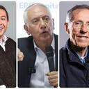 Rodrigo Romero, Carlos Amaya, Guillermo Alfonso Jaramillo y Antonio Navarro.