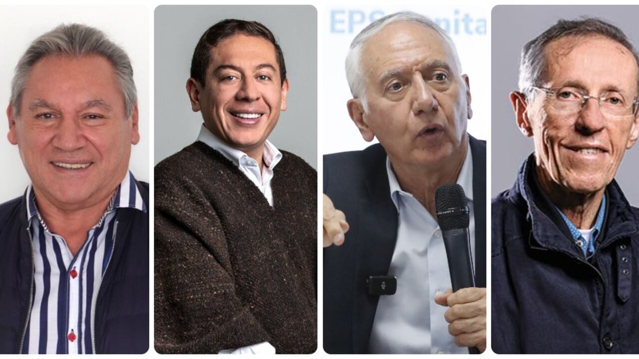 Rodrigo Romero, Carlos Amaya, Guillermo Alfonso Jaramillo y Antonio Navarro.