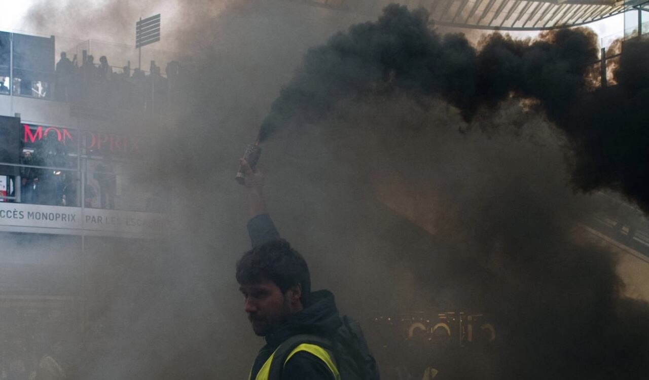 Las calles de París, viven una constante ola de protestas por cuenta de ciudadanos que no están a favor de la reforma pensional del gobierno francés