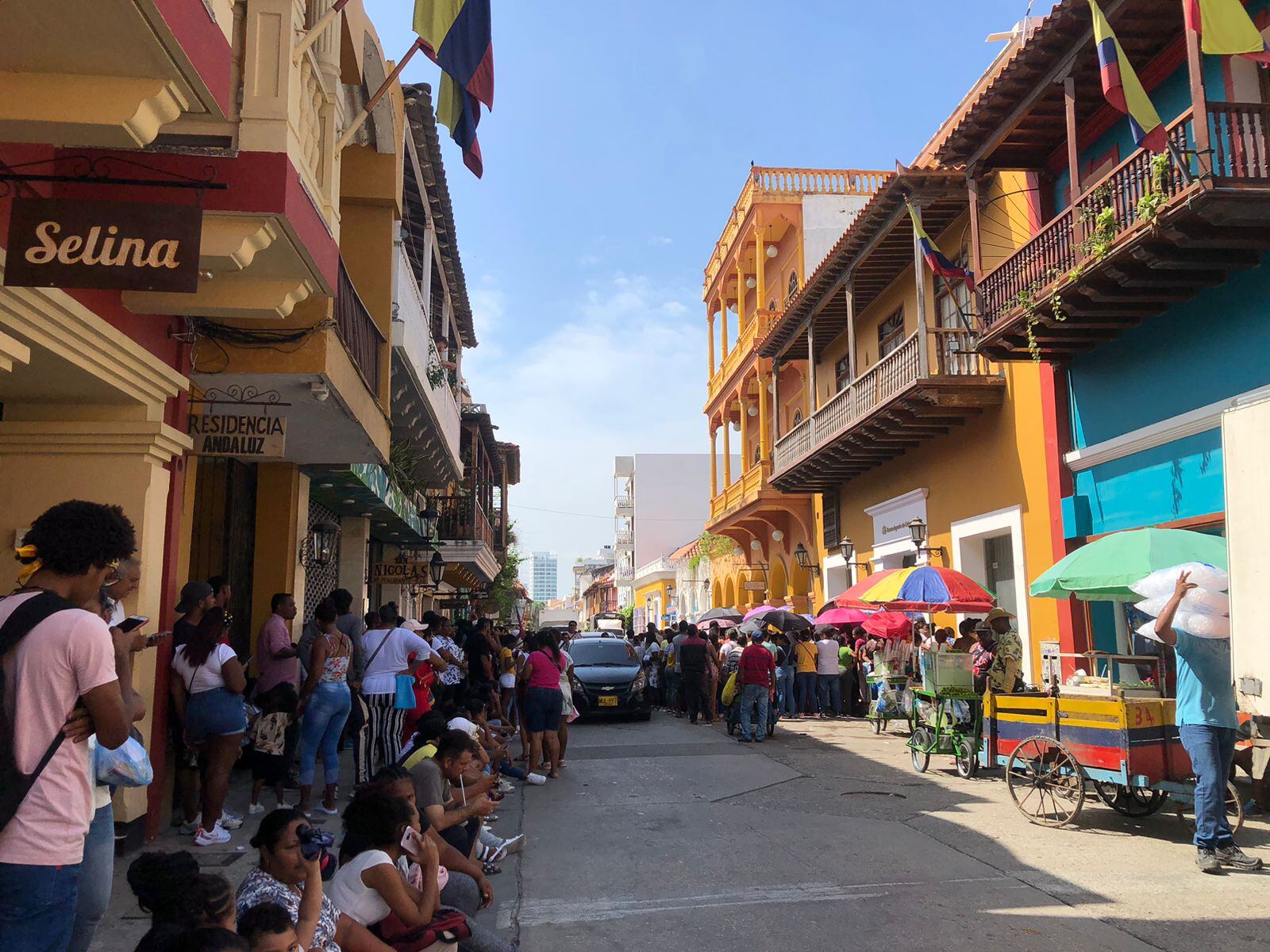 Panorama en Cartagena.
