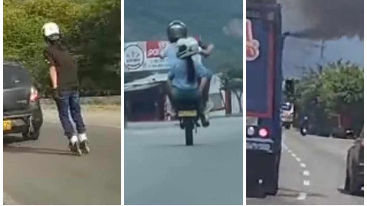 Estas fueron algunas de las imprudencias.