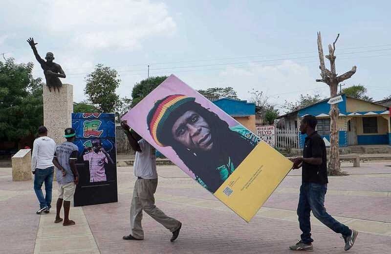 Exposición Champeta! Grito Cultural en San Basilio de Palenque. Foto: Joaquín Sarmiento