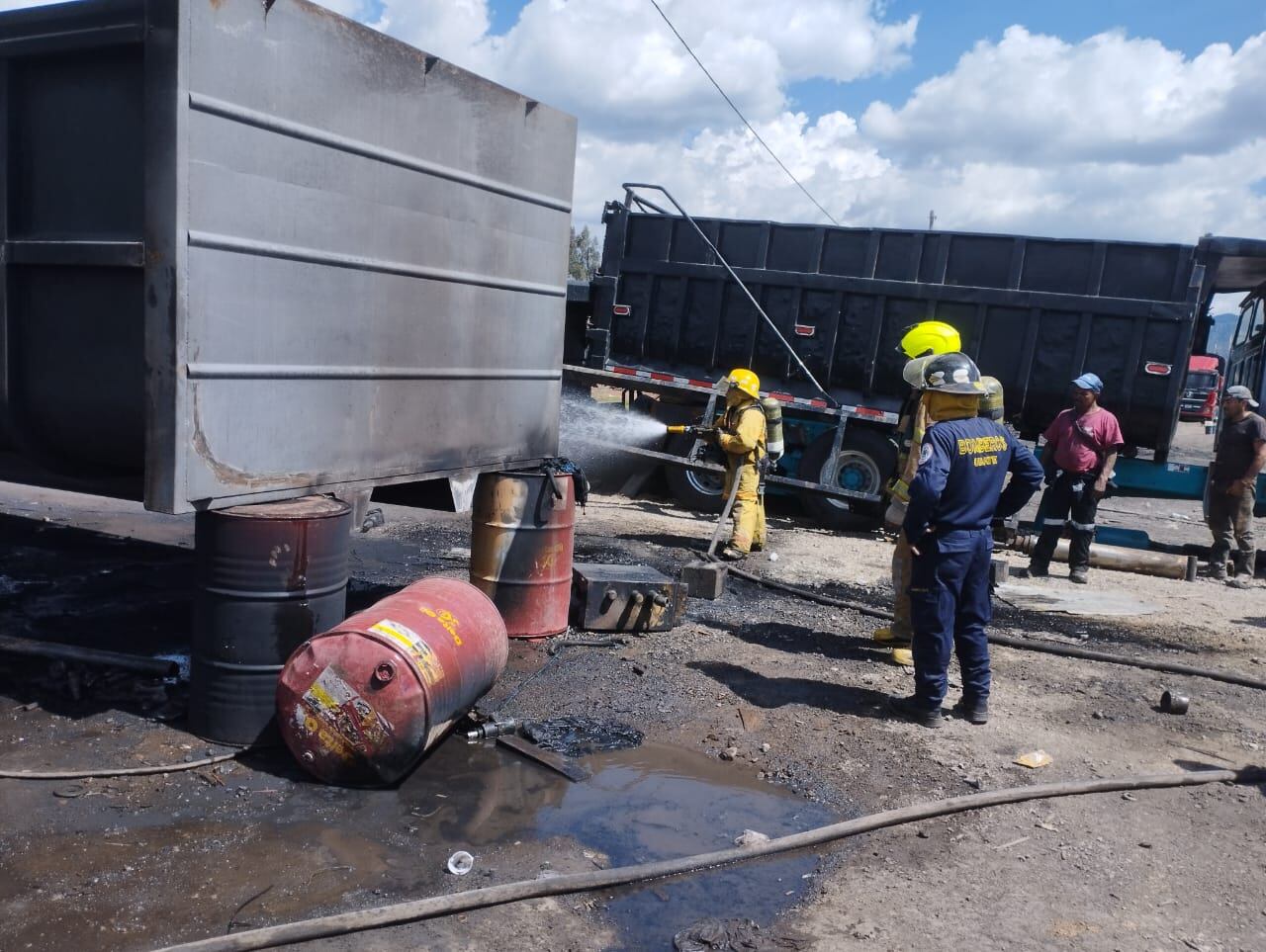 Explosión en Ubaté.