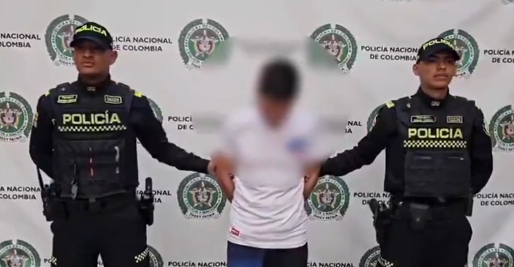 La Policía capturó a alias el Zarco, presunto abusador sexual en Bogotá.