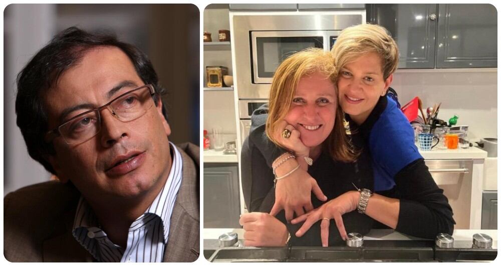 Gustavo Petro, Eva Ferrer y Verónica Alcocer.