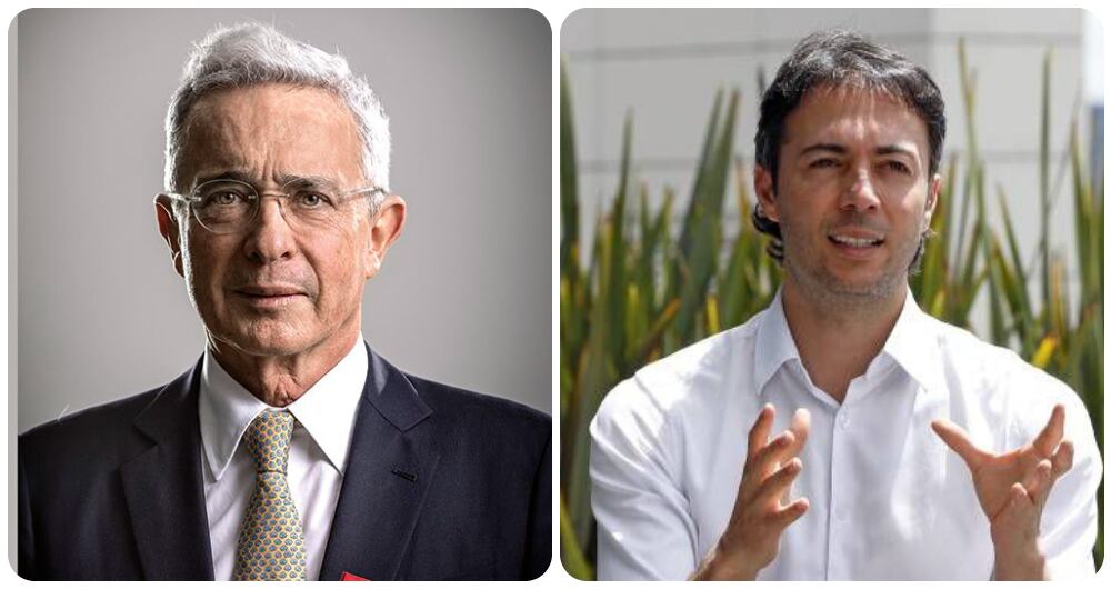 Álvaro Uribe y Daniel Quintero