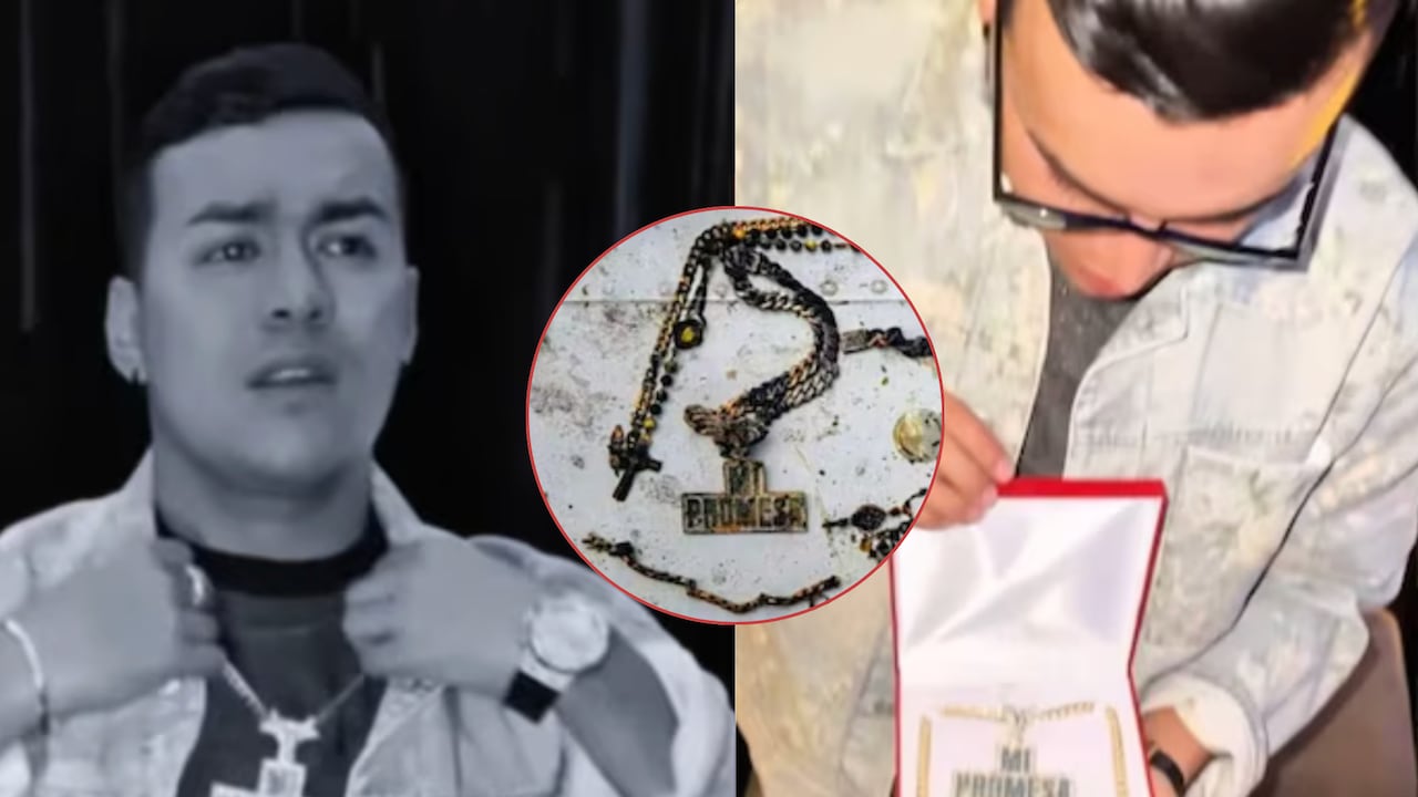 Así se encontraron las joyas de Yeison Jiménez en el lugar del accidente