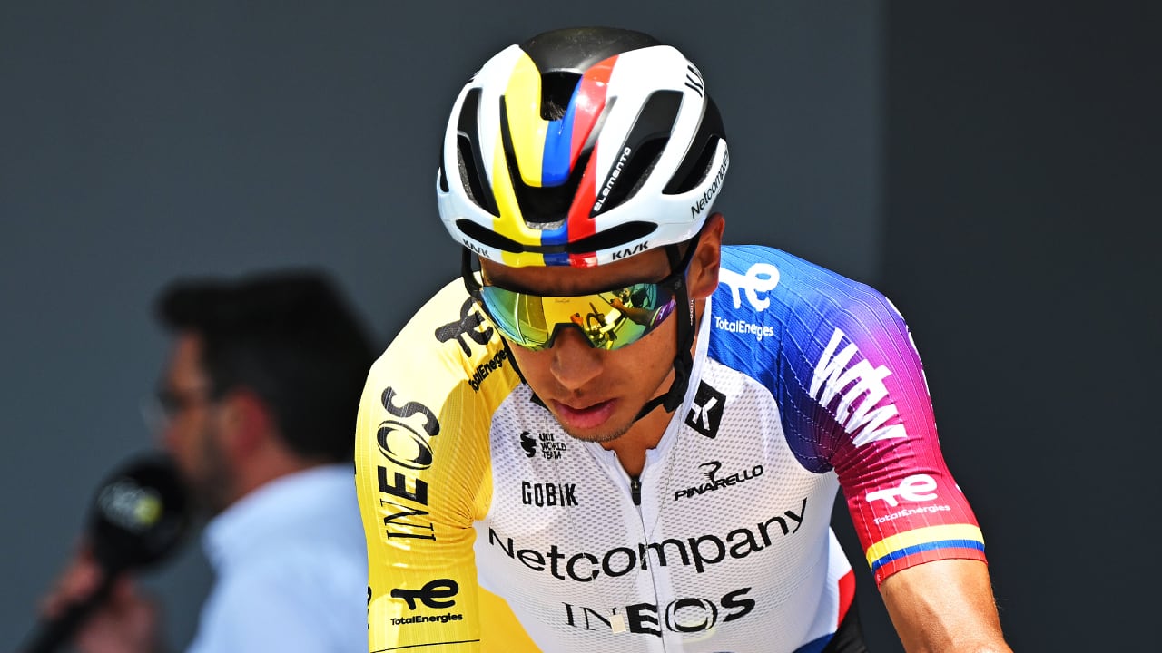 Egan Bernal, ciclista colombiano del Netcompany Ineos.