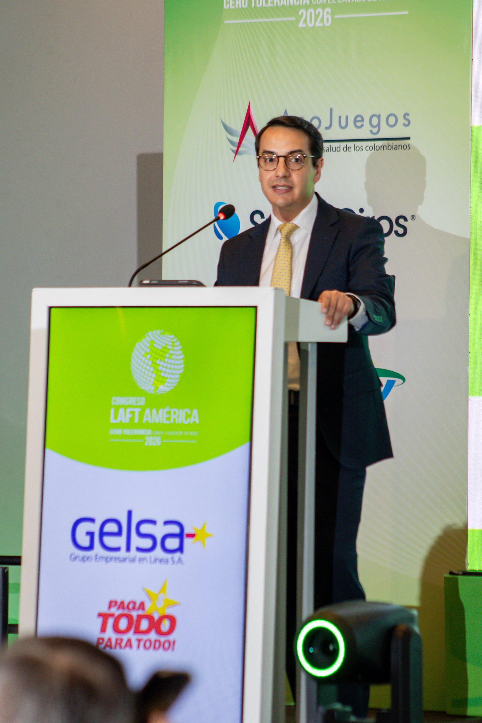 Juan Guillermo Aguilar, superintendete financiero delegado para riesgo LAFT.