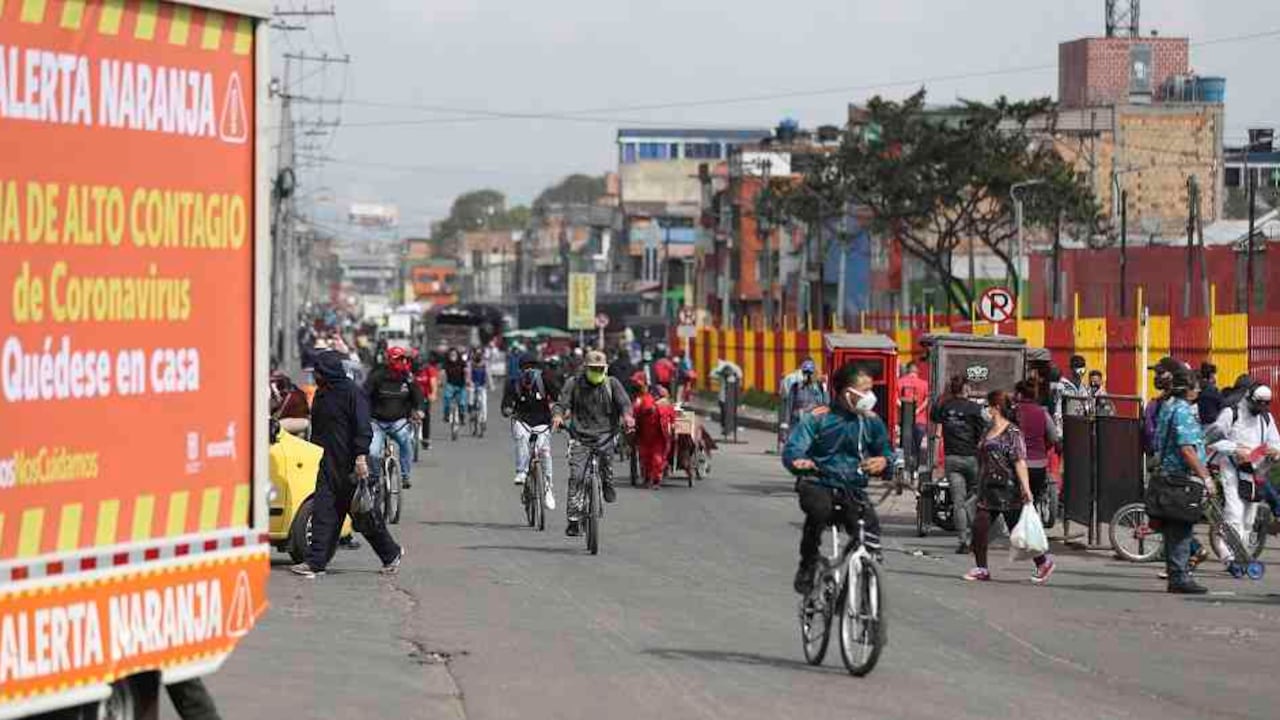 Coronavirus en Bogotá. / Foto: AP. Fernando Vergara.
