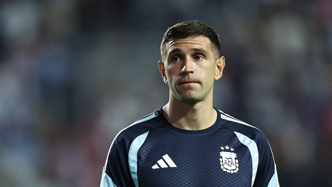 Dibu Martínez, arquero titular de Argentina.