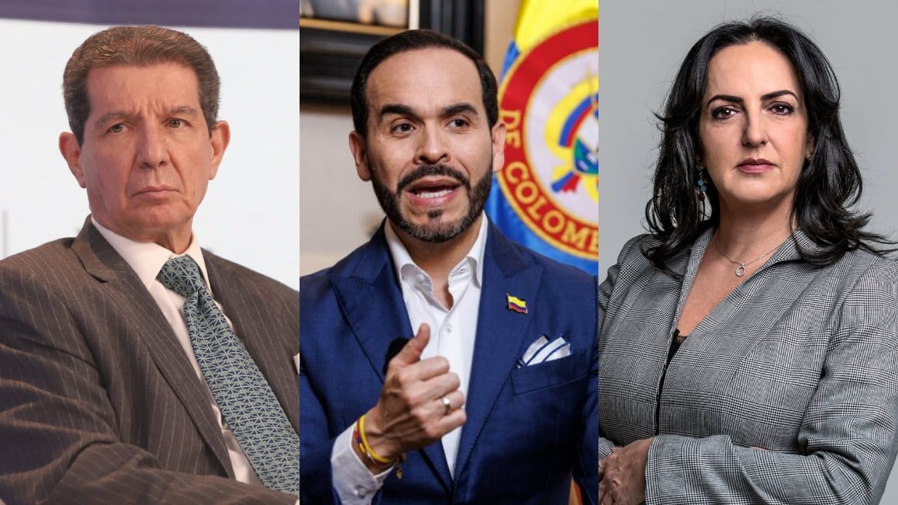 José Félix Lafaurie, Abelardo de la Espriella y María Fernanda Cabal.