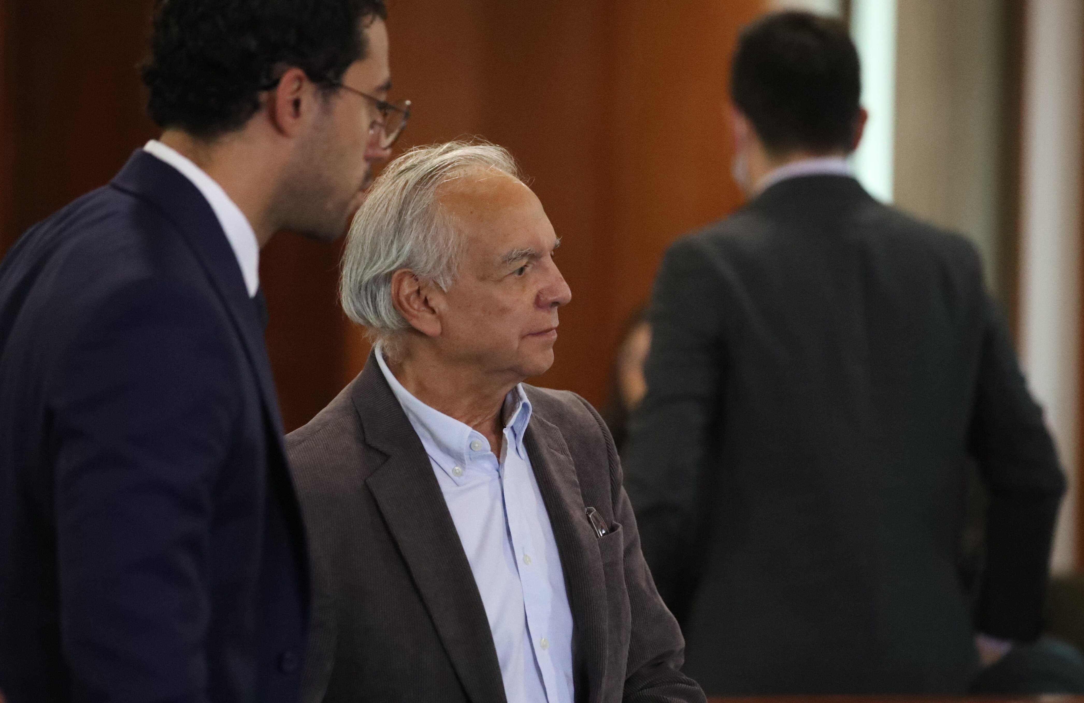 Exministro Ricardo Bonilla en audiencia en Sala Penal del Tribunal Superior de Bogotá.