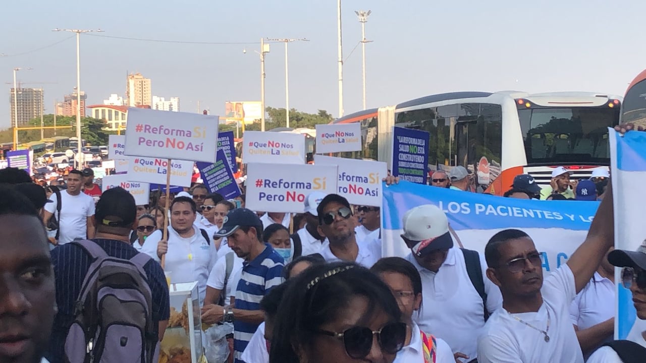 La marcha ha causado retrasos en el servicio de transporte masivo