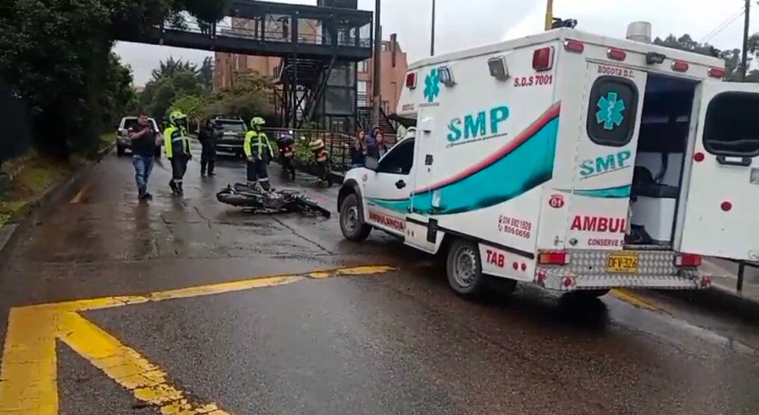 Accidente en la Avenida Circunvalar
