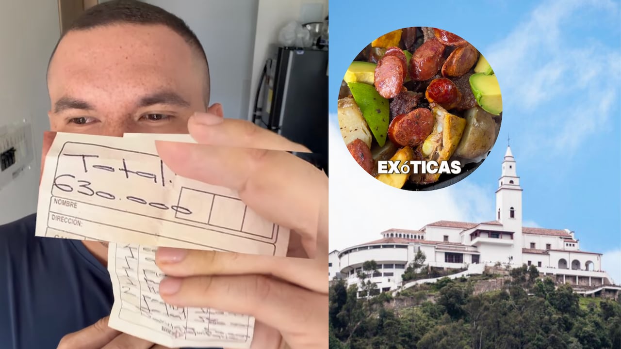 A creador de contenido barranquillero lo "robaron" en Monserrate con almuerzo caro.