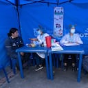 Comunidad del barrio Dindalito, trabajadores y compradores de la central de Corabastos y firmantes de la paz, se beneficiaron de distintos servicios de salud durante la más reciente jornada.