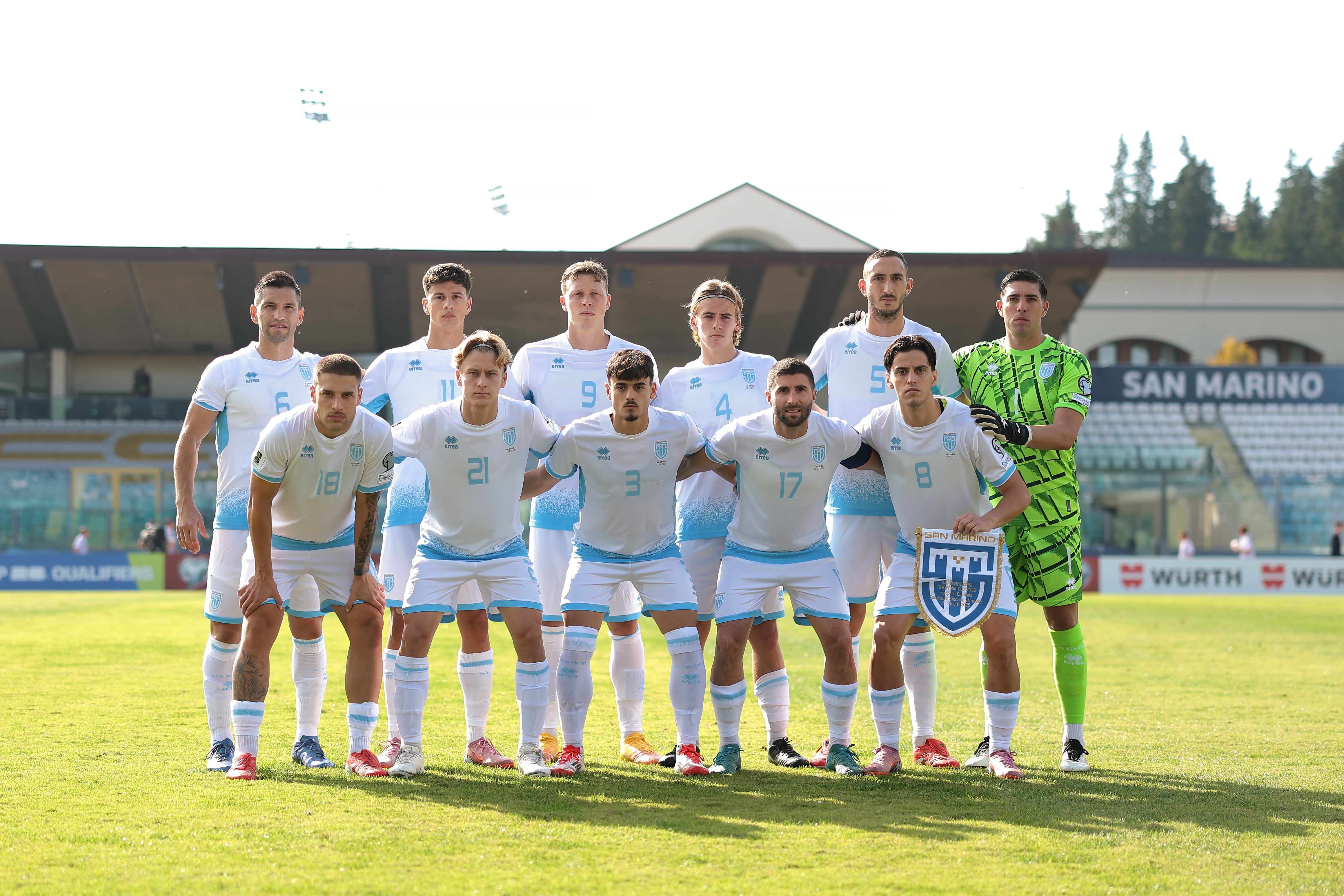 Plantel completo de la Selección de San Marino que sueña con el Mundial 2026