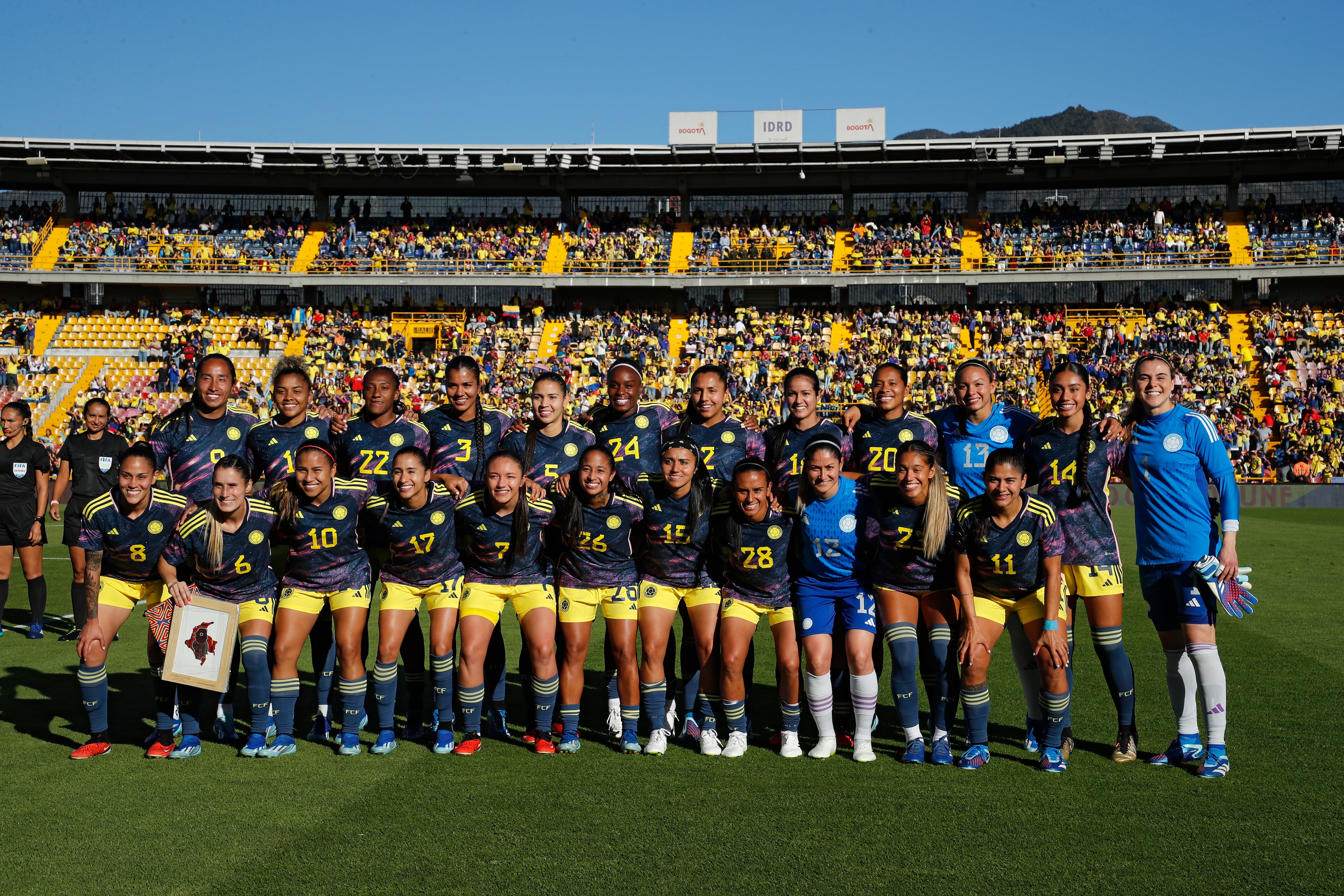 Selección Colombia Femenina de Mayores
Equipo formado
jugadoras convocadas
preparación para los  Juegos Olímpicos de París 2024
Bogota diciembre 2 del 2023
Foto Guillermo Torres Reina / Semana