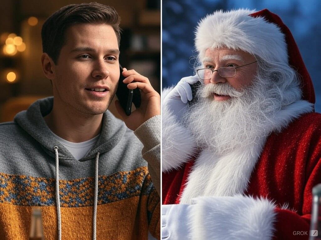 OpenAI introduce una opción de voz en ChatGPT para interactuar con Papá Noel estas fiestas.