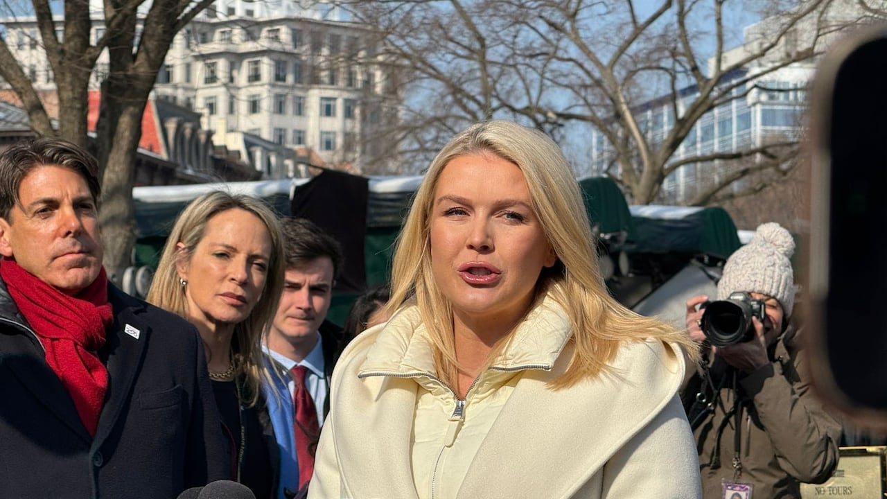 Karoline Leavitt, secretaria de prensa de la Casa Blanca.