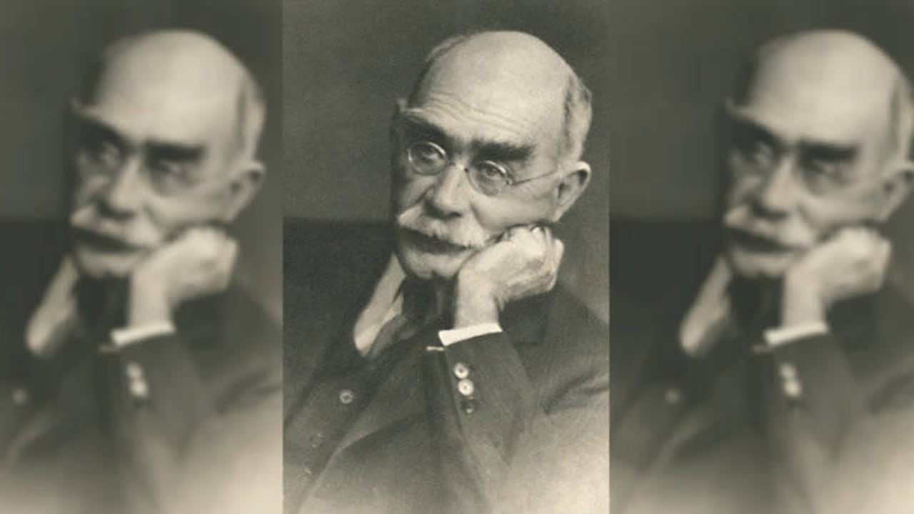 Rudyard Kipling murió en 1936. Crédito: The Print Collector/Getty Images.
