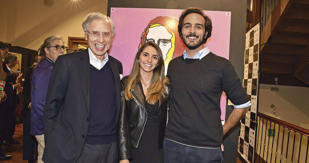 Armando Vegalara, Laura Vegalara y Enrique Santos Urzola.