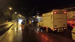 Vía al Llano cerrada este 11 de septiembre.