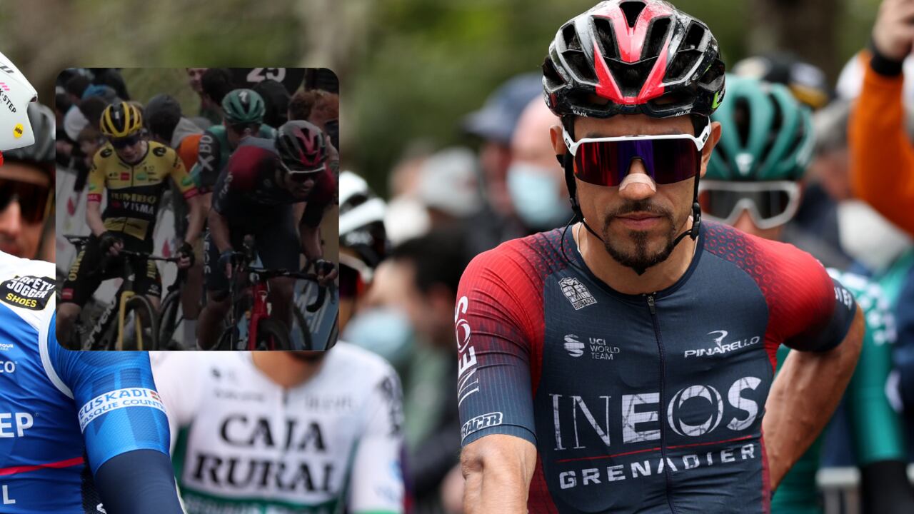 El colombiano logró escalar a la segunda plaza de la Vuelta al País Vasco.