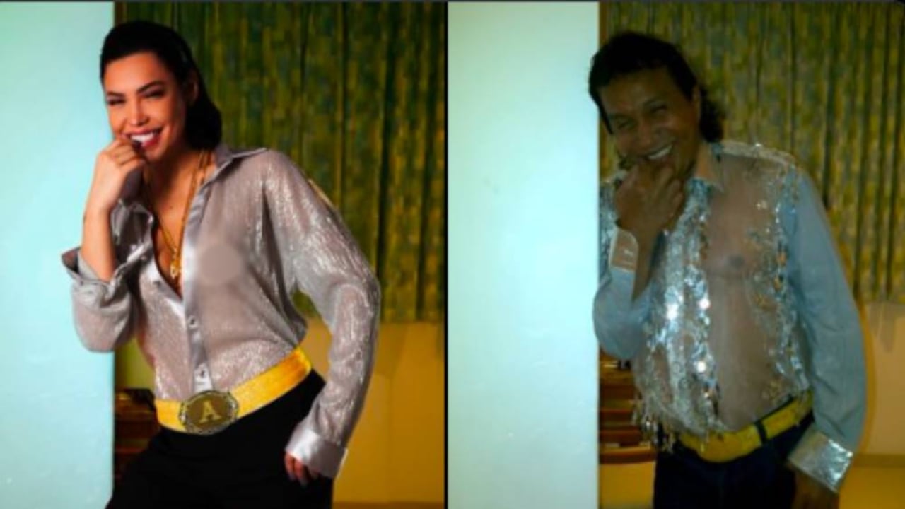 Ana del Castillo yse disfrazó de Diomedes Díaz