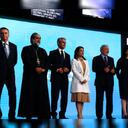 Los candidatos presidenciales de Brasil participan en un debate televisivo. -Foto: Reuters. / Autor: Ricardo Moraes.