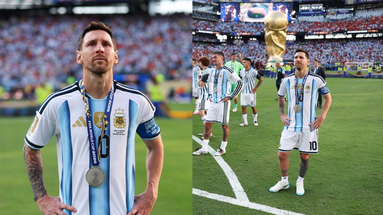 Messi se despide de la Copa Mundial de Fútbol.