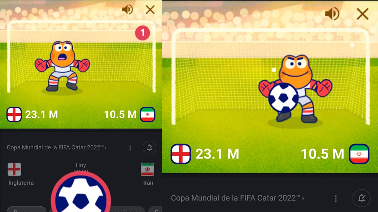 Mini Cup, es un nuevo juego de Google sobre el mundial de Qatar.