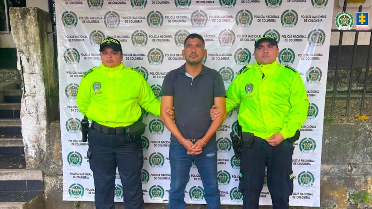 Alexander Vanegas Rojas, hombre capturado, tenía una alerta internacional en su contra.