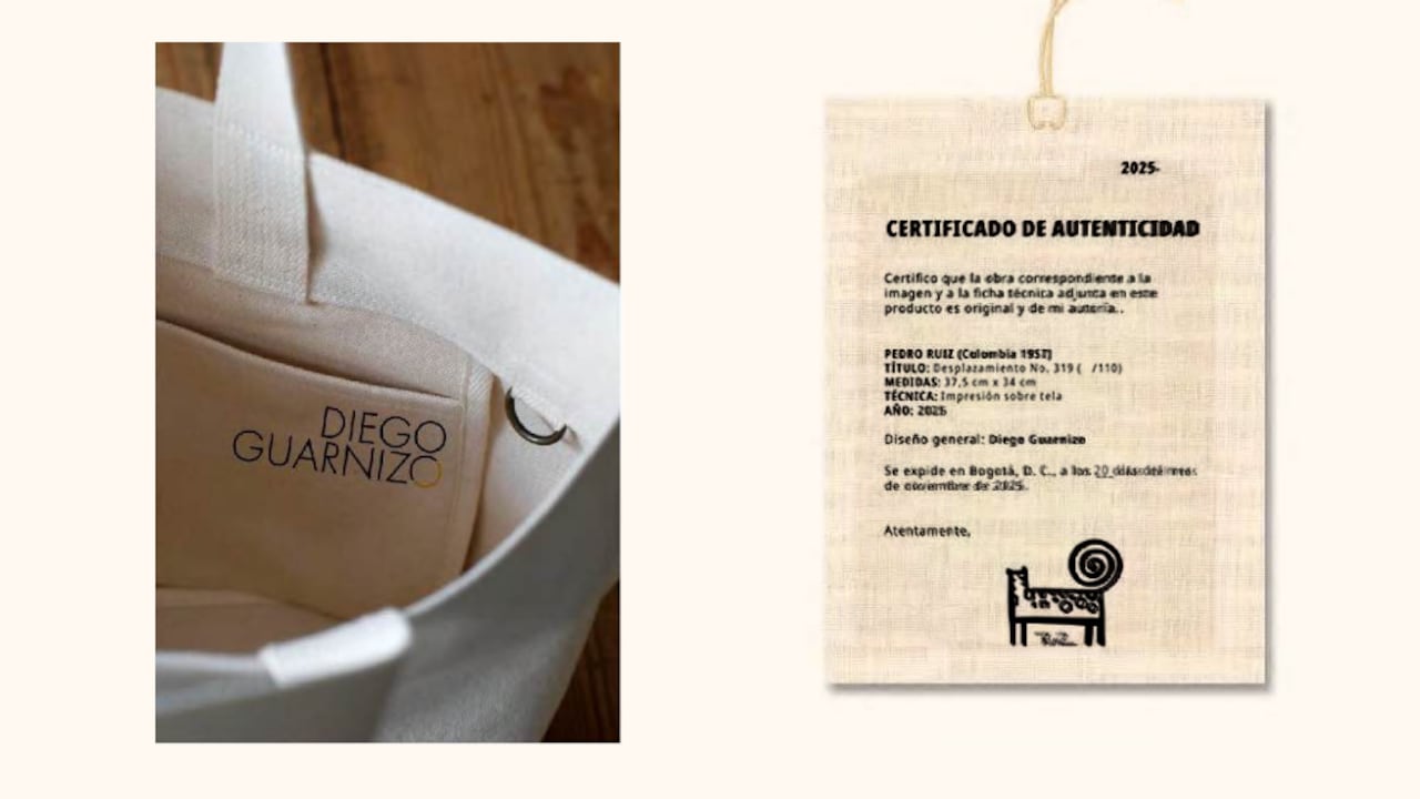 Pedro Ruiz y el diseñador Diego Guarnizo juntos han creado un bolso- obra de edición especial, concebido para recaudar fondos en favor de más de 200
niños que han sido víctimas de violencia sexual y/o intrafamiliar,