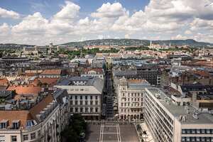 Vista general de Budapest, capital de Hungría.