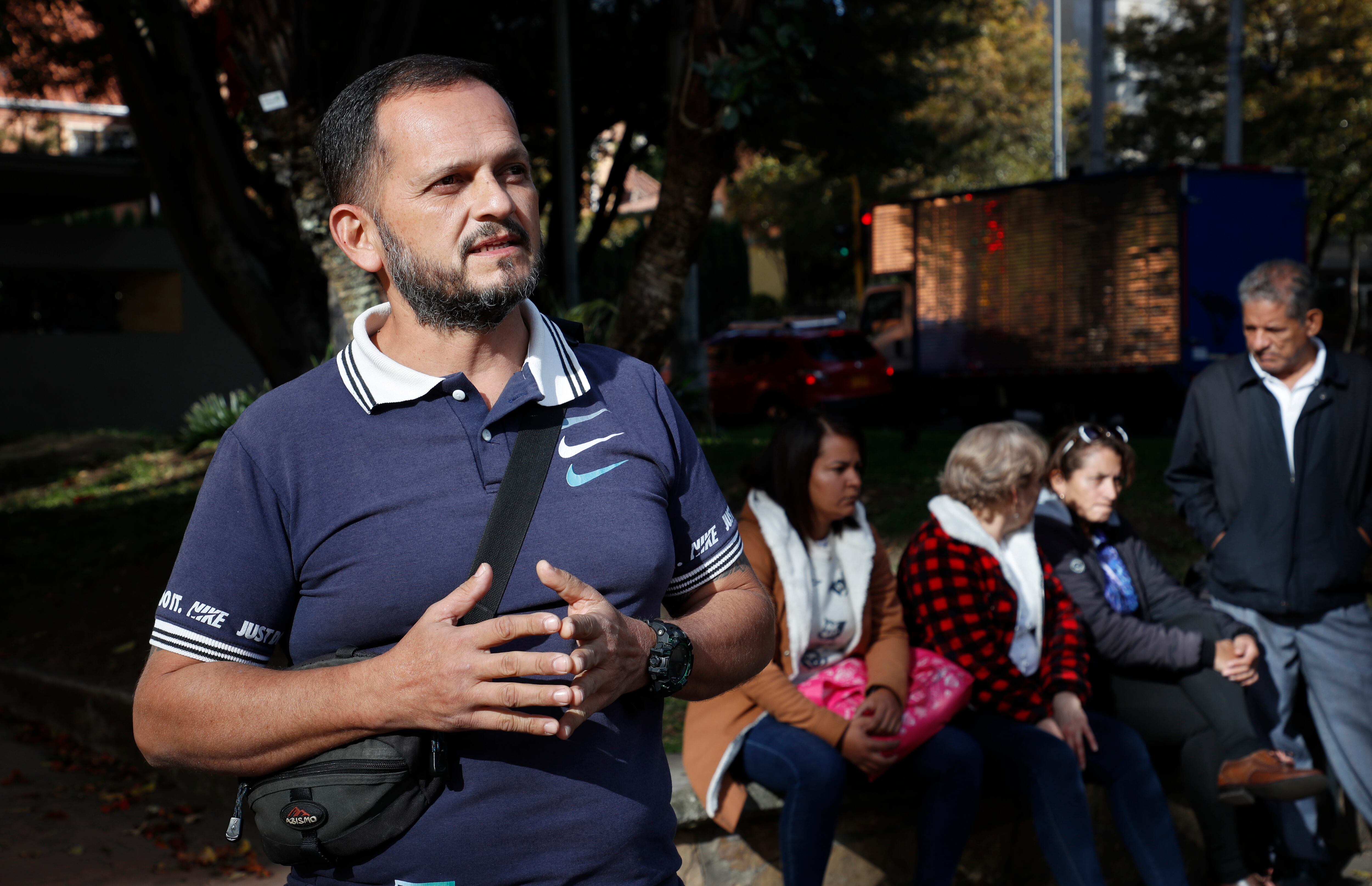 familiares de migrantes venezolanos desaparecidos en la ruta  San Andrés - Nicaragua 
Bogota dic  1 del 2023
Foto Guillermo Torres Reina / Semana