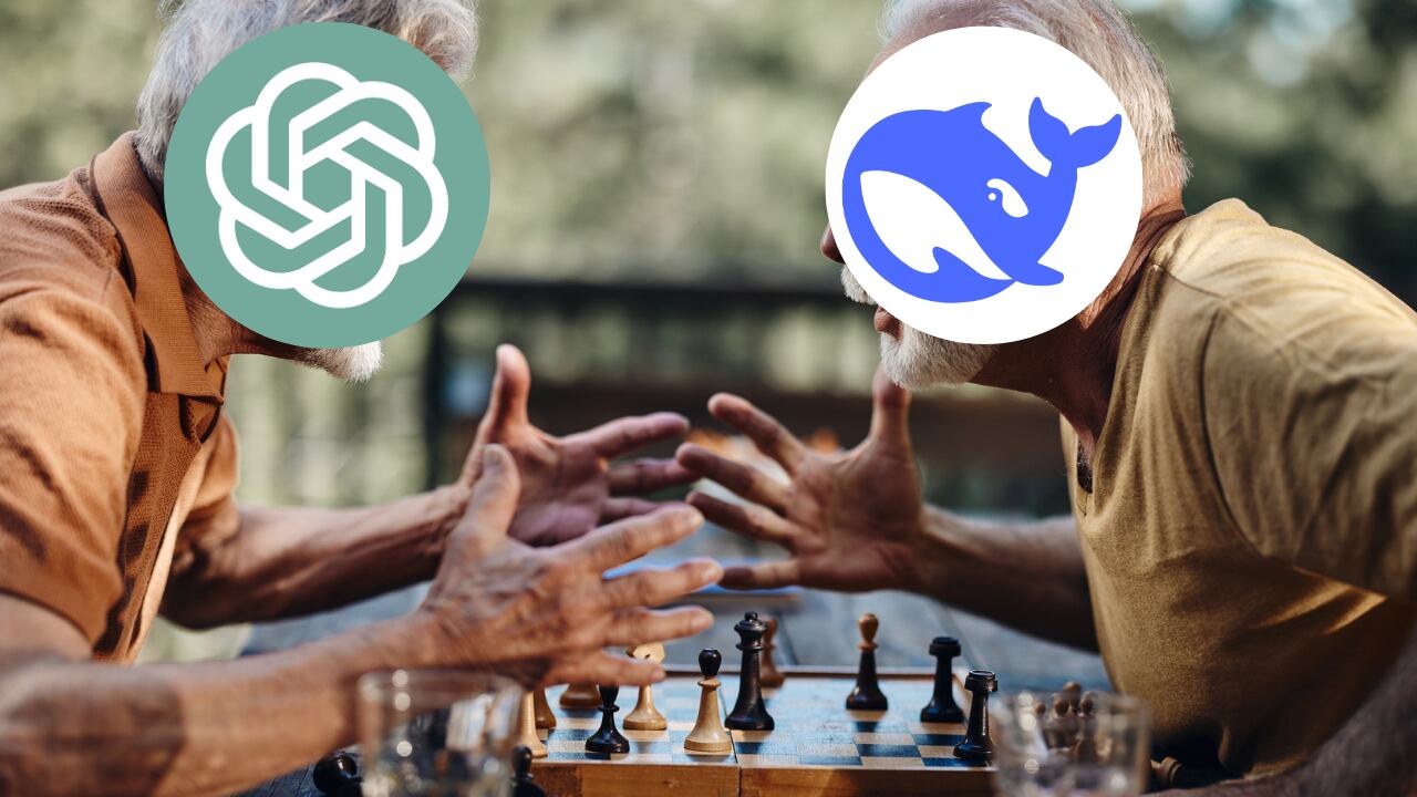 Diferentes modelos de IA se enfrentan en un juego de ajedrez.