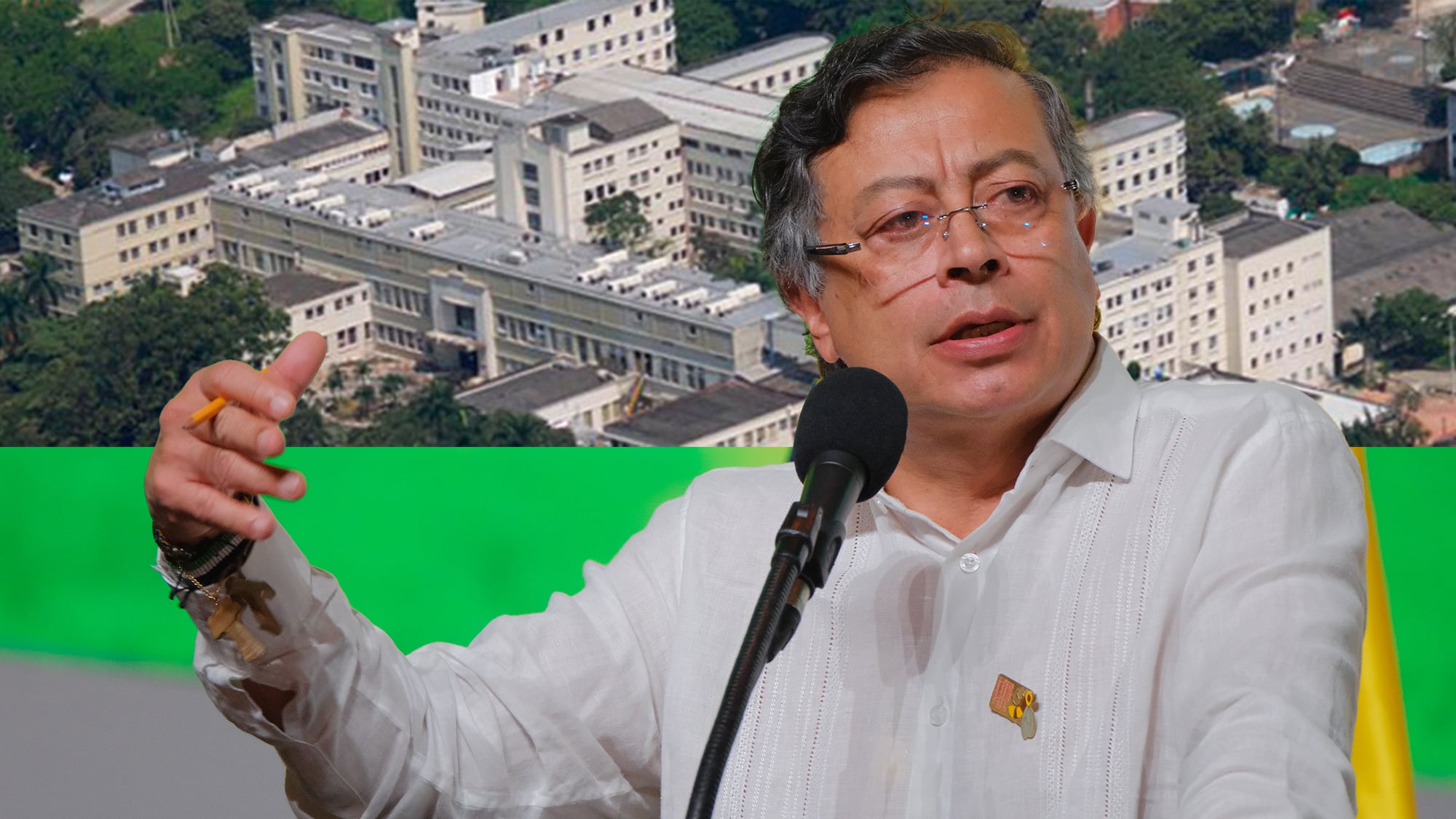 Gustavo Petro Hospital Universitario del Valle