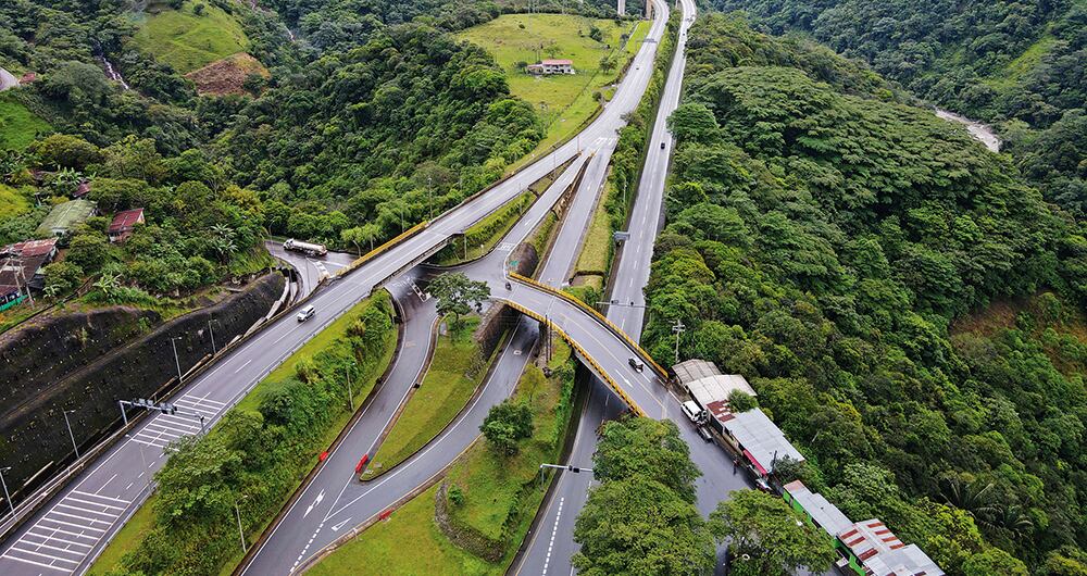 Vía 4G Chirajara-Fundadores.