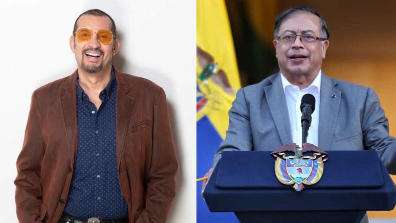 Fernando Solórzano y el presidente Gustavo Petro.