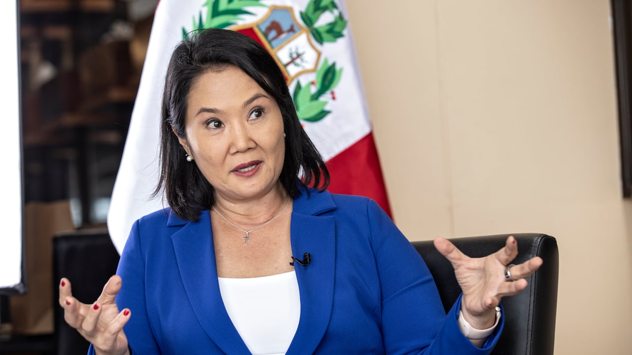 Keiko Fujimori, presidenta electa de Perú.
