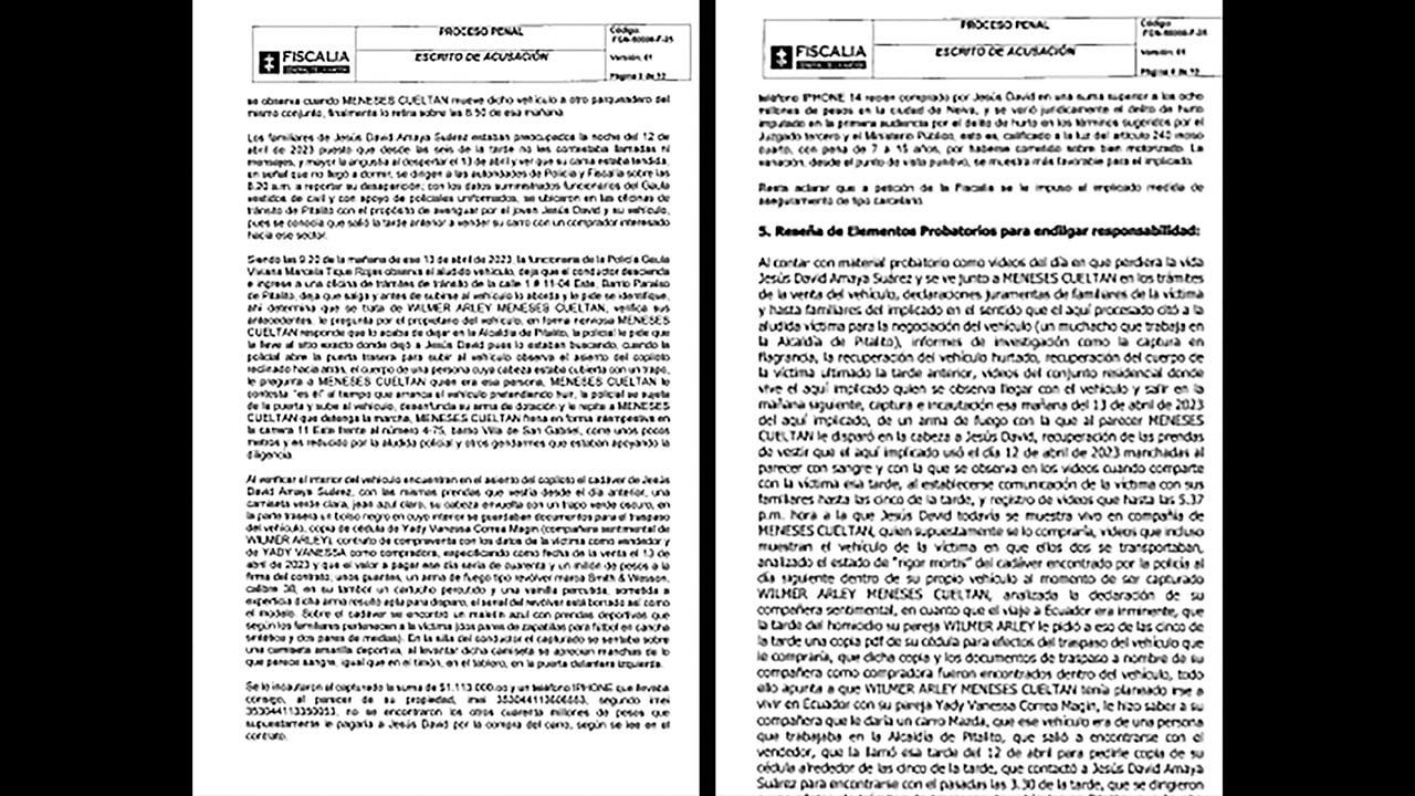 Documentos en poder de SEMANA.