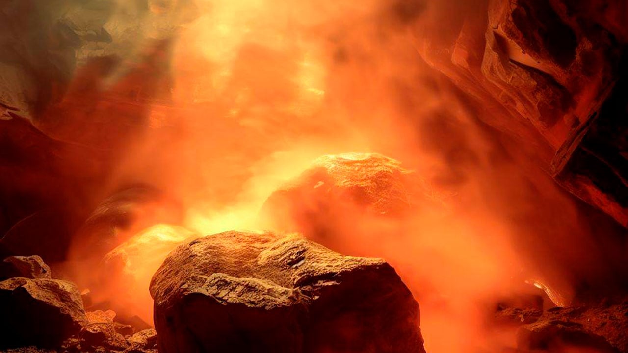 Las esferas Klerksdorp surgen de la interacción de rocas bajo elevada presión y altas temperaturas.