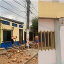 Daños en viviendas tras temblor en Colombia.