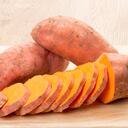 Sliced sweet potato - studio shot