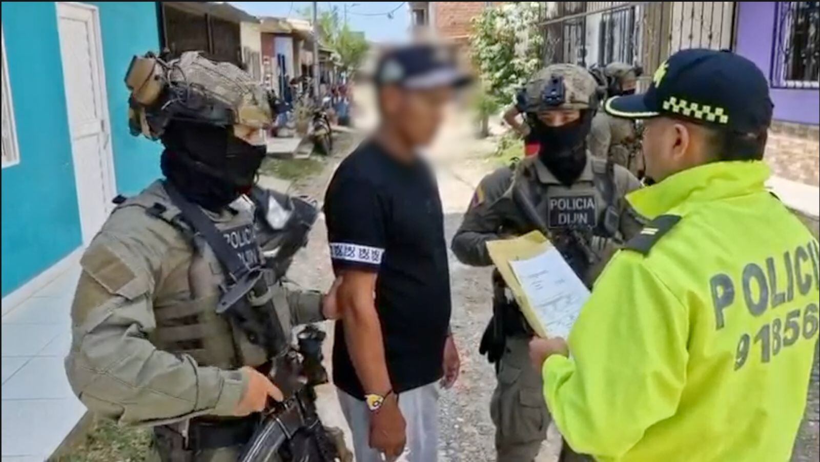 Policía en operativo contra cabecilla  del Clan del Golfo.
